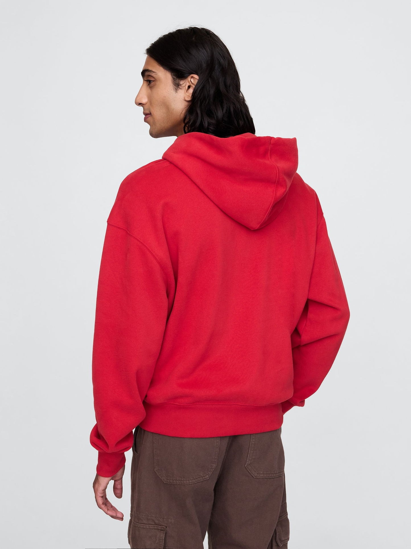 Kırmızı Vintage Soft Gap Logo Sweatshirt