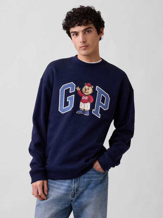Lacivert Relaxed Brannan Bear Gap Logo Sweatshirt