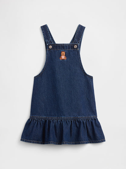 Koyu Mavi Brannan Bear Denim Salopet
