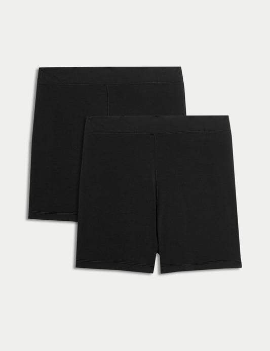 2’li Modal Karışımlı Knicker Sleep Şort