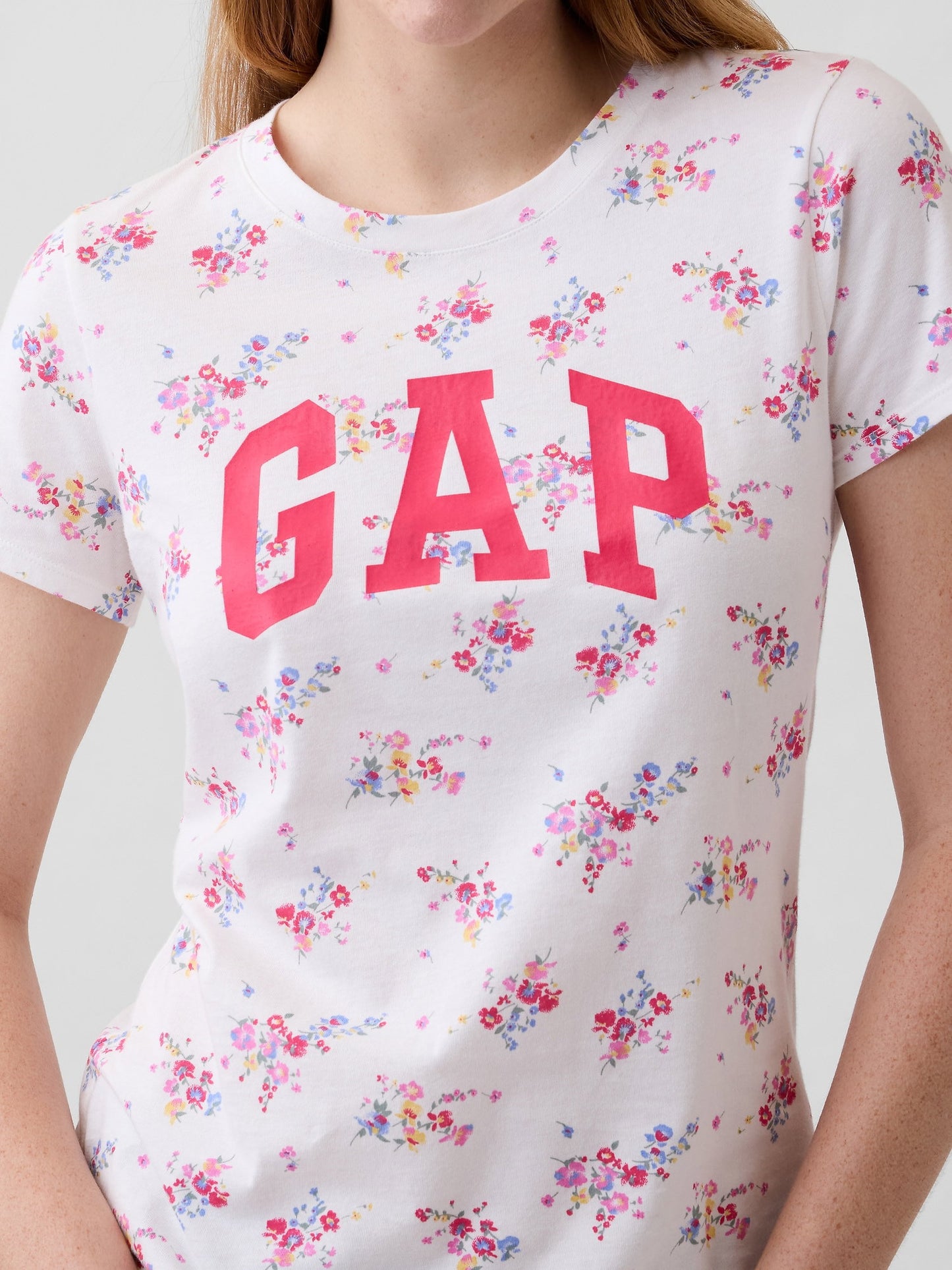 Beyaz Gap Logo T-shirt
