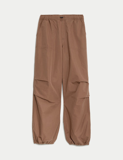 Regular Fit Wide Leg Kargo Pantolon