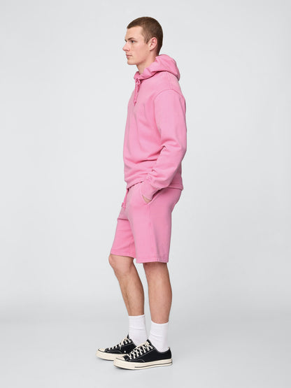 Pembe Heavyweight Fransız Havlu Kumaş Şort