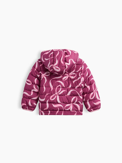 Pembe Şişme Puffer Mont
