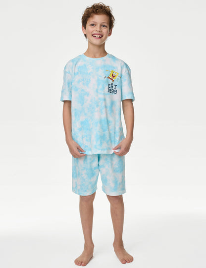 Saf Pamuklu Spongebob Karepantolon™ Pijama Takımı (6-16 Yaş)