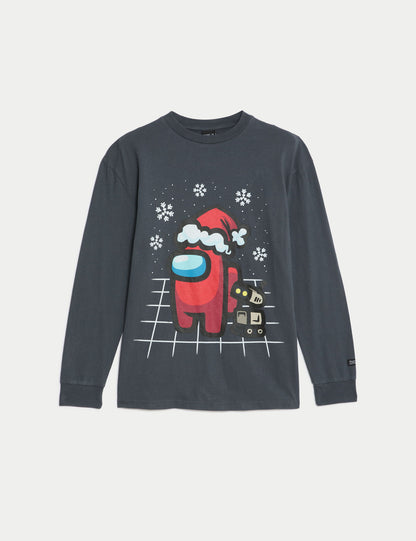 Among Us:trade_mark: Temalı Sweatshirt (6-16 Yaş)