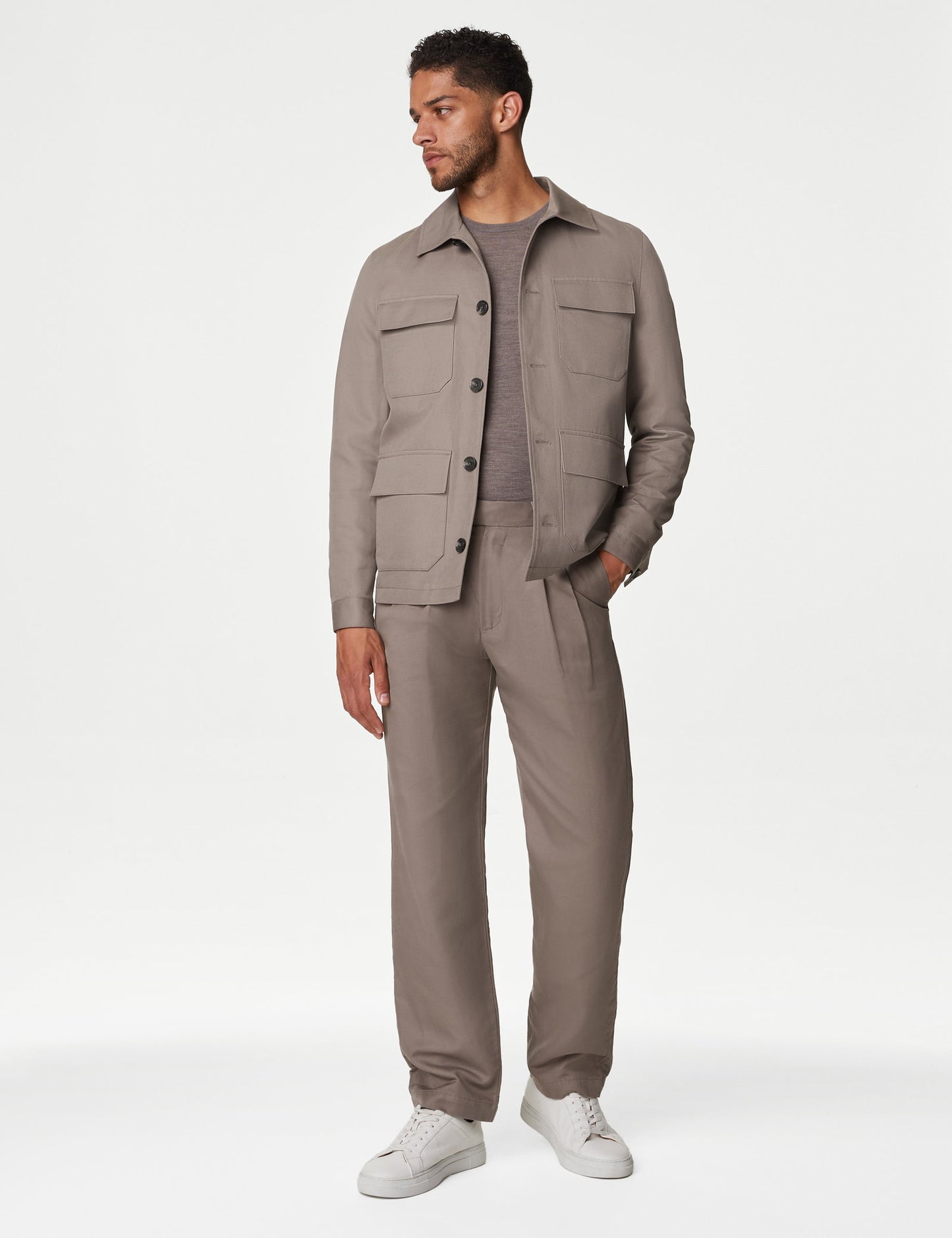 Regular Fit Safari Ceket