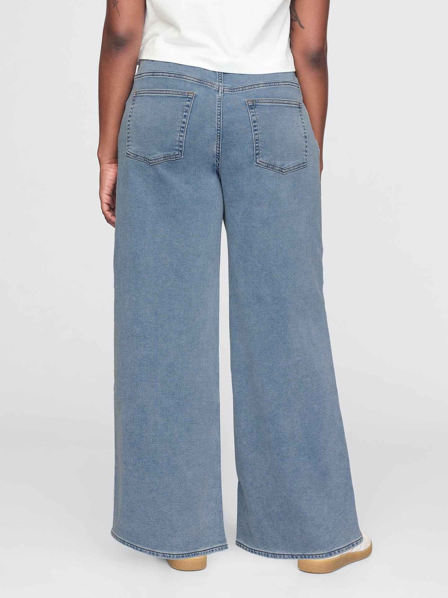 Mavi Mid Rise Easy Baggy Jean Pantolon