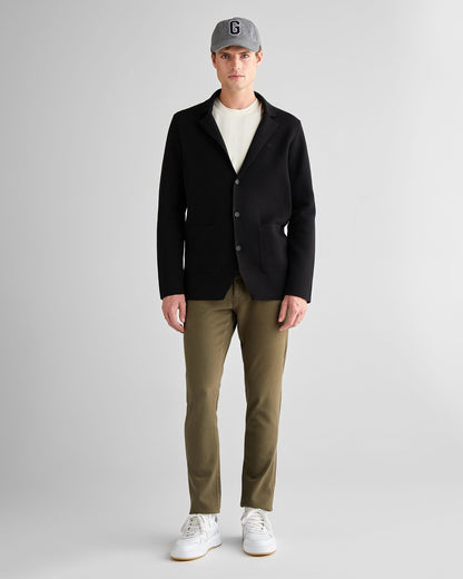 Gant Erkek Siyah Relaxed Fit Kruvaze Mont