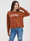 Kahverengi Gap Logo T-shirt