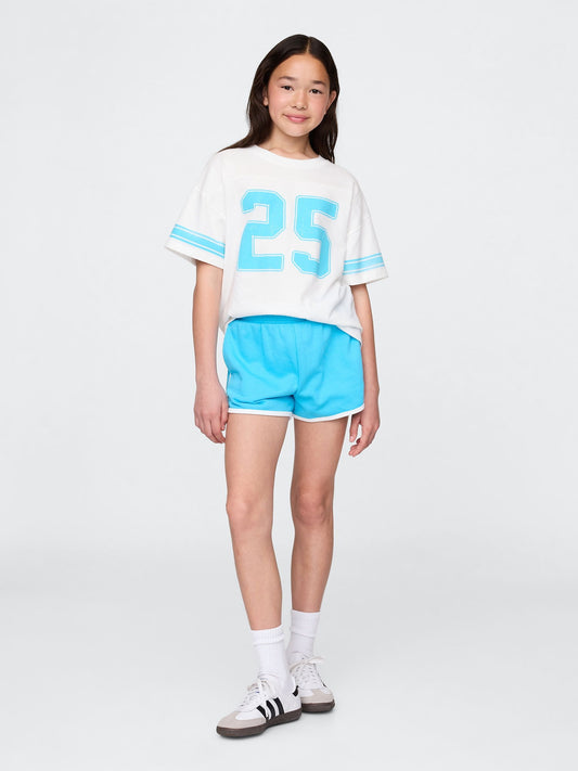Açık Mavi Vintagesoft Dolphin Sweat Şort