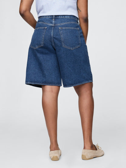 Mavi 11 Mid Rise Longline Denim Şort