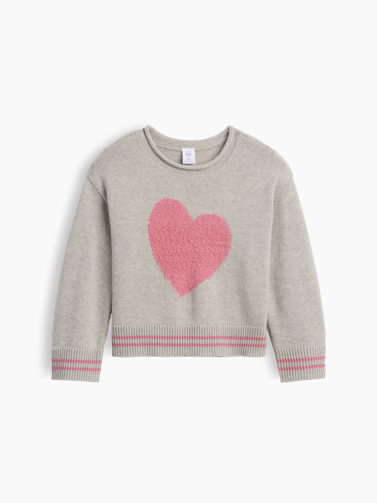 Gri Boxy Rollneck Kazak