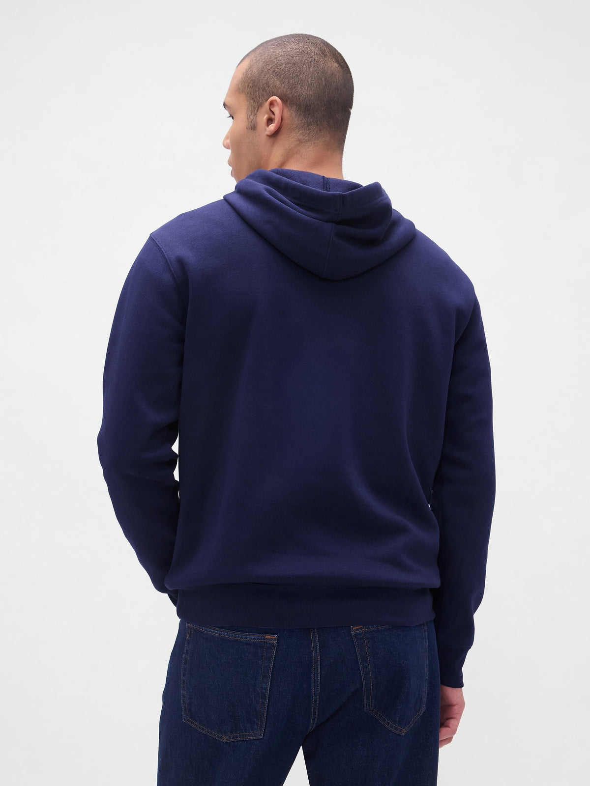 Lacivert Relaxed Gap Mini-logo Sweatshirt