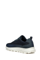 Geox Erkek Lacivert U Spherica A - Mesh + Nbk Synt Bağcıklı Kumaş Sneaker