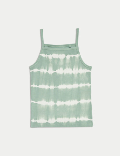 Batik Desenli Askılı T-shirt (6-16 Yaş)