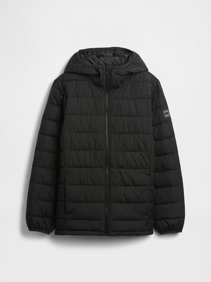 Siyah Coldcontrol Şişme Puffer Mont