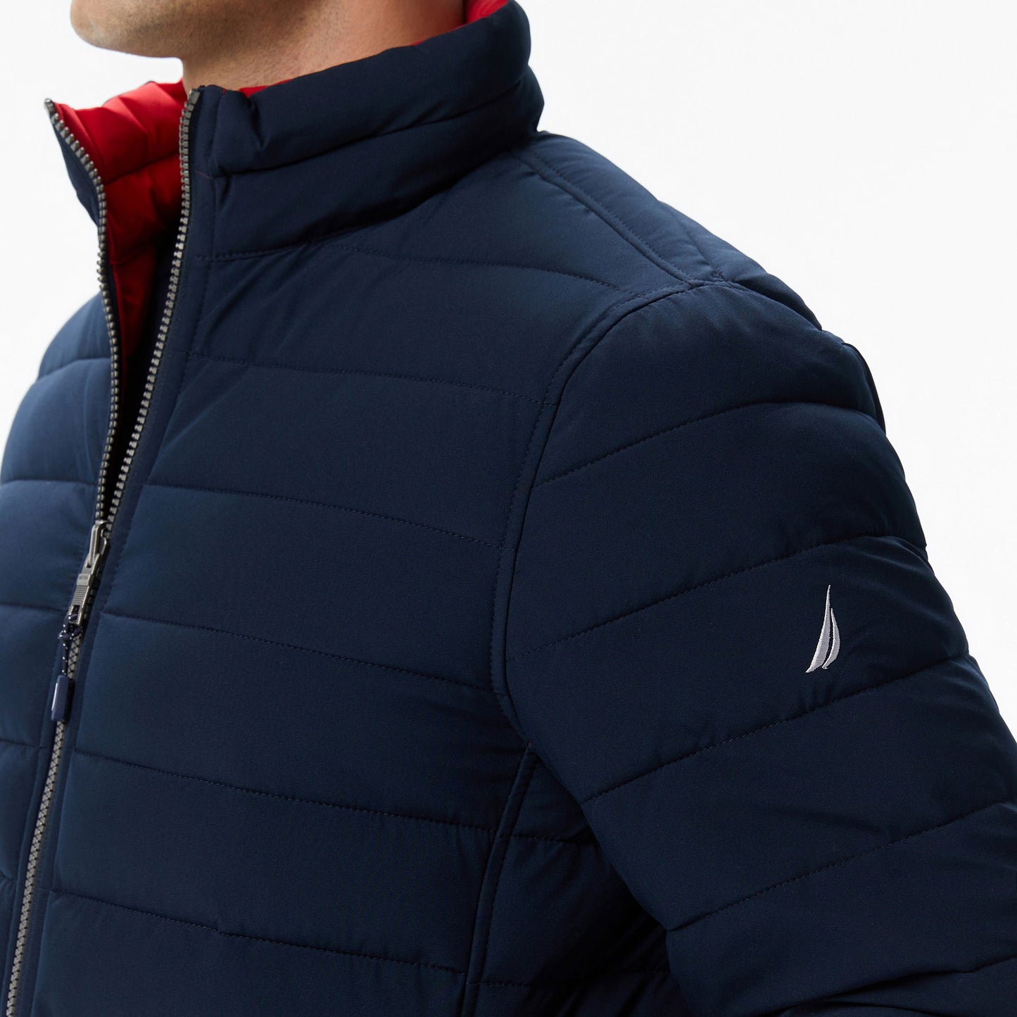 Nautica Erkek Bej Regular Fit Çift Taraflı Mont