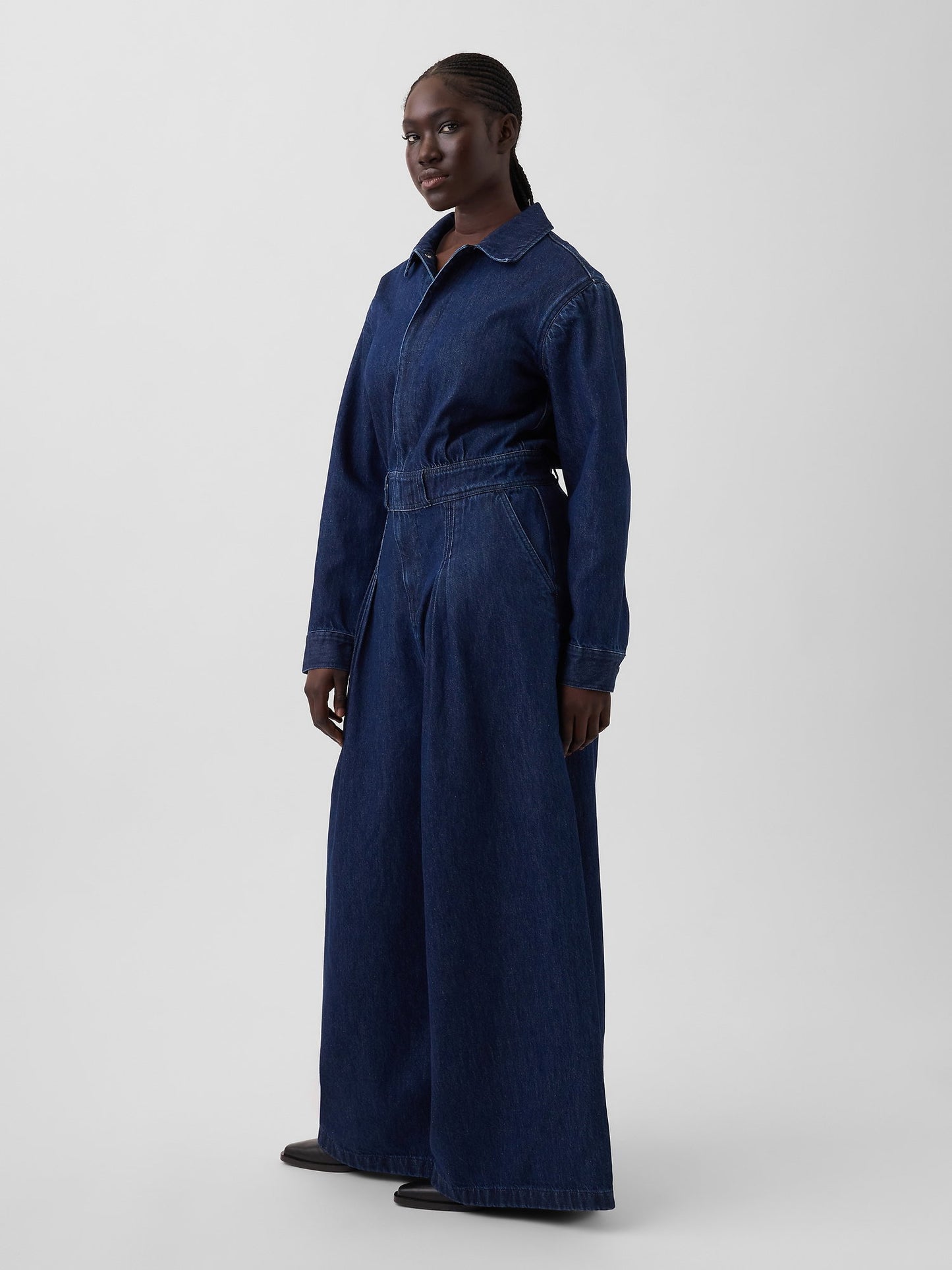 Koyu Mavi Gap × Hfr Denim Tulum By Latouché