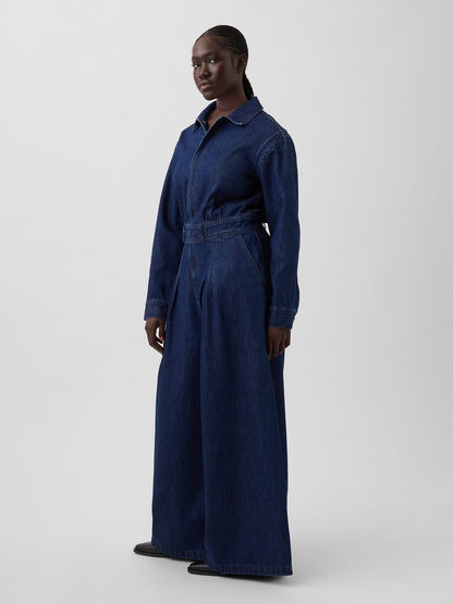 Koyu Mavi Gap × Hfr Denim Tulum By Latouché