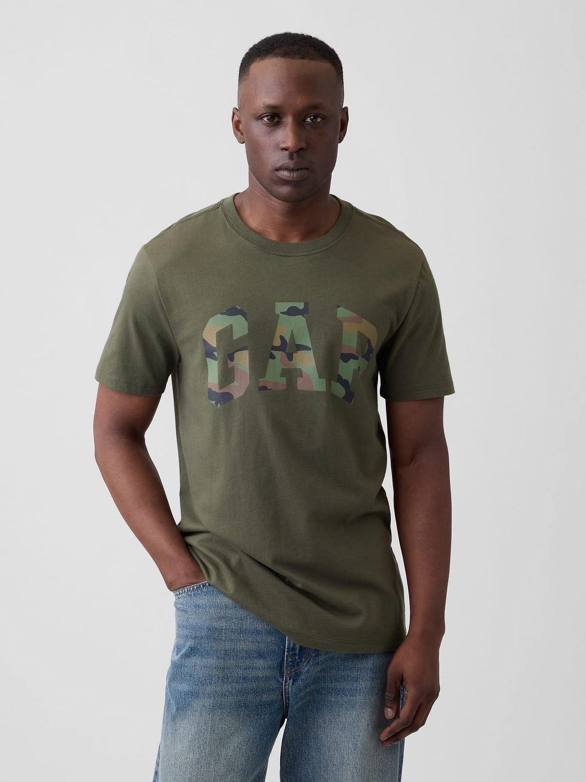 Siyah Everyday Soft Gap Logo T-shirt