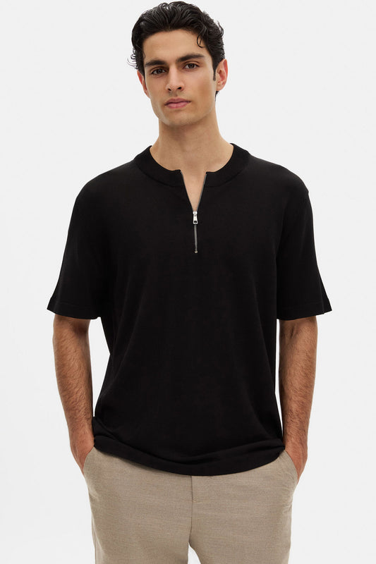 Tween Relaxed Fit Siyah Triko