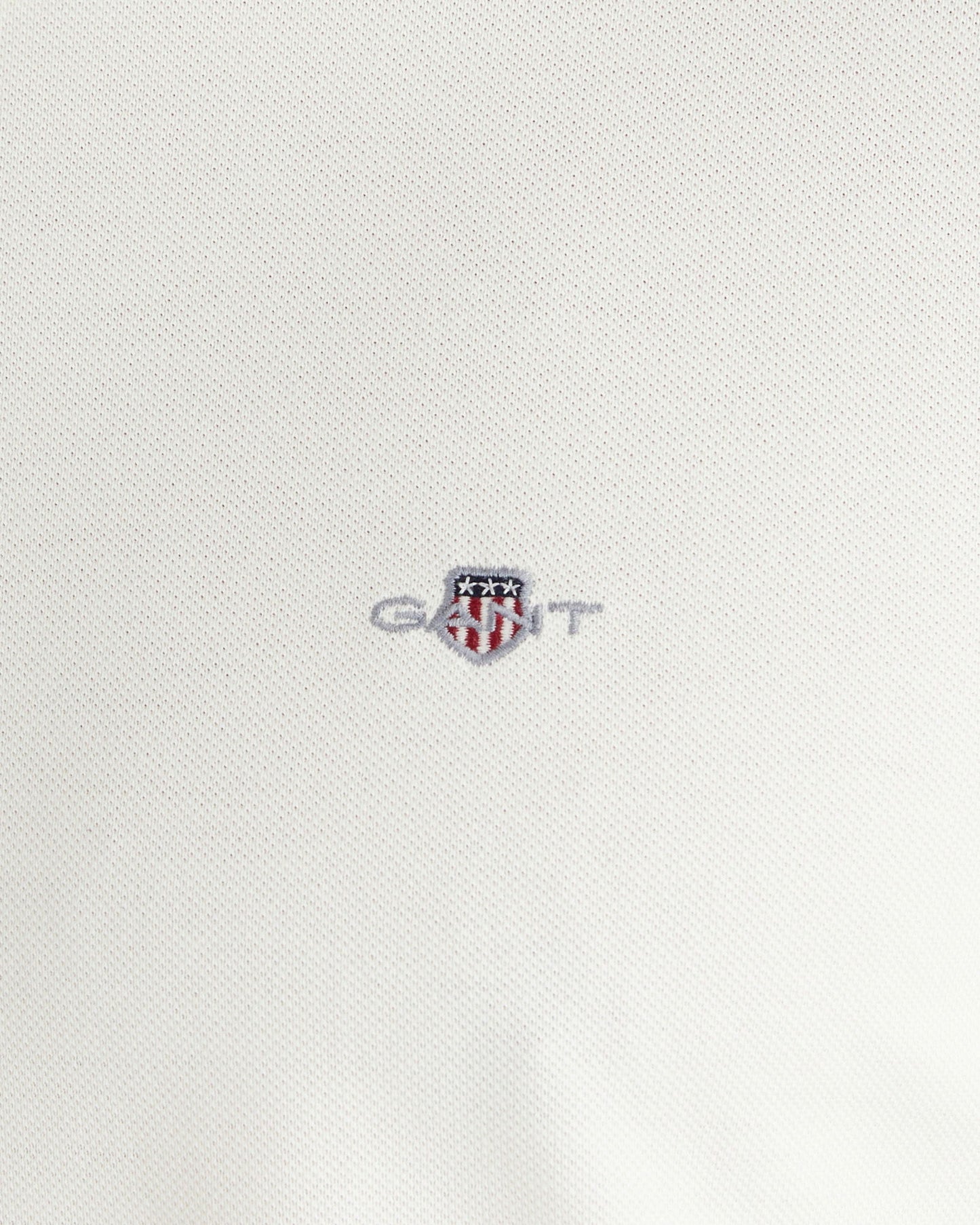 Gant Erkek Beyaz Regular Fit Bisiklet Yaka T-shirt