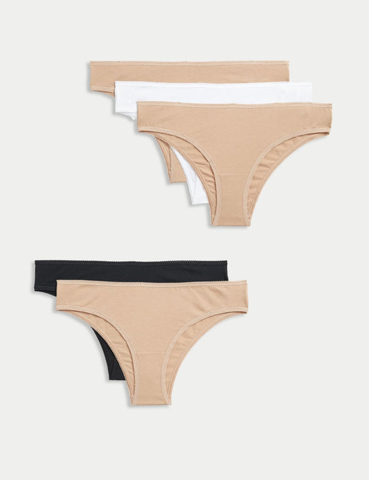 5'li Cotton Lycra:registered: Brazilian Külot Seti