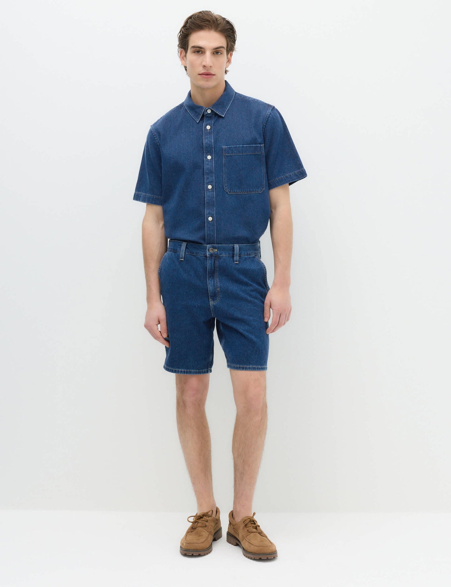 Pamuklu Denim Şort