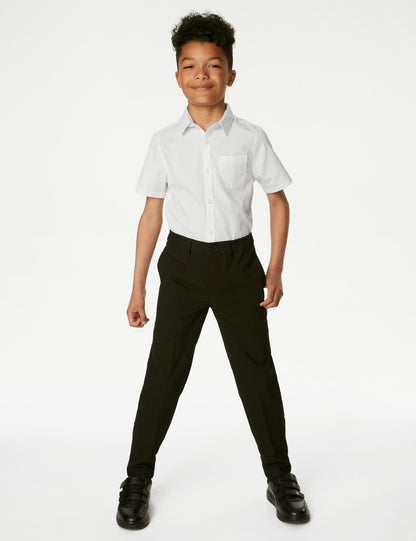 2'li Slim Fit Kısa Kollu Gömlek (2-18 Yaş)