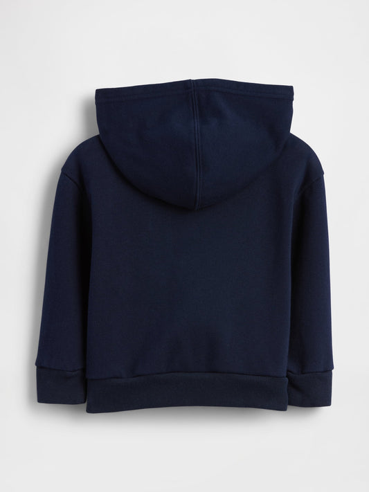 Lacivert Babygap Rahat Logo Fermuarlı Sweatshirt