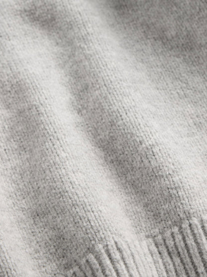 Gri Cashsoft Sweatshirt Fermuarlı Sweatshirt