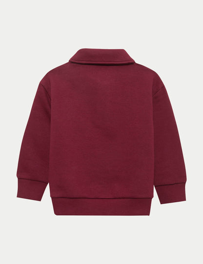 Saf Pamuklu Rugby Sweatshirt (2-8 Yaş)