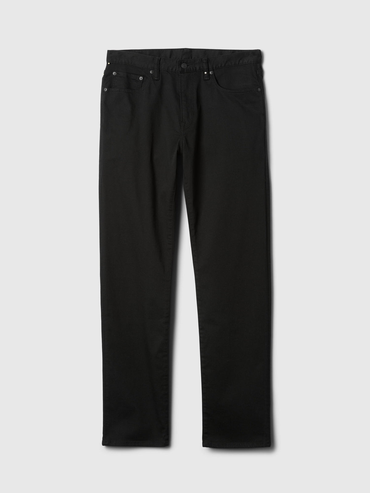 Siyah Straight Fit City Jean Pantolon