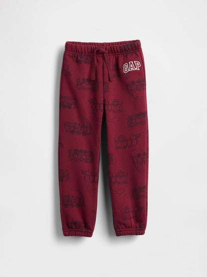 Kırmızı Relaxed Gap Logo Pull-on Jogger Eşofman Altı
