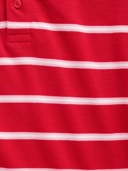 Çok Renkli Relaxed Pique Polo T-shirt