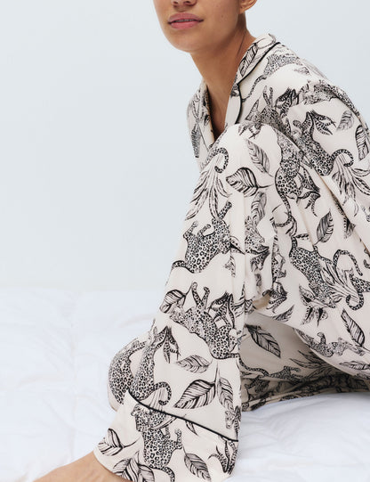 Soft Touch Baskılı Pijama Takımı
