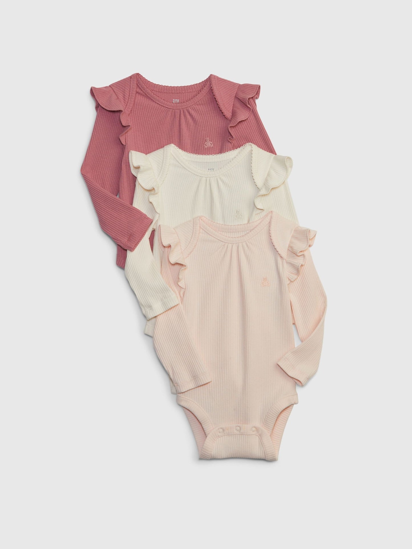 Bej First Favorites Tinyrib 3'lü Bodysuit Seti