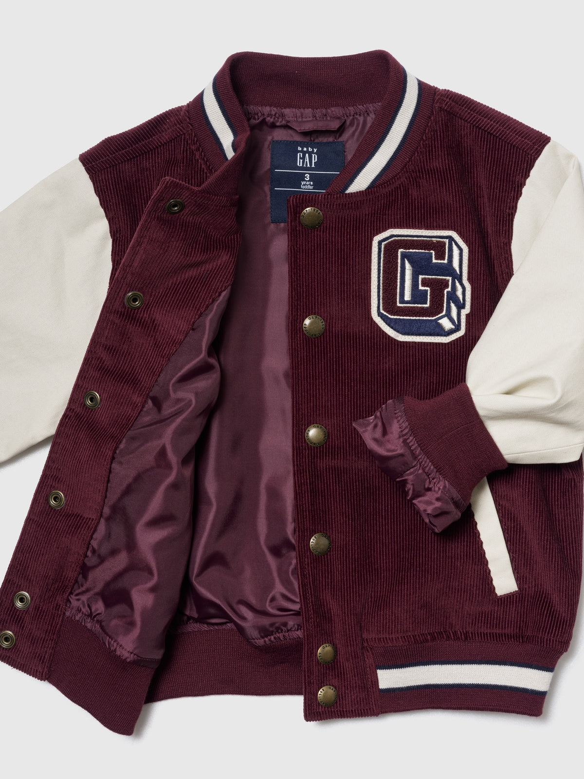 Koyu Kırmızı Varsity Ceket