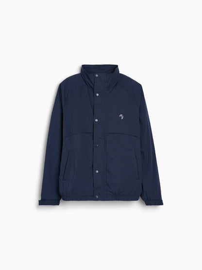Lacivert Gap × Malbon Textured Poplin Anorak Ceket