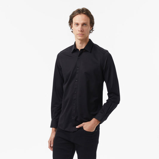 Nautica Erkek Siyah Slim Fit Gömlek