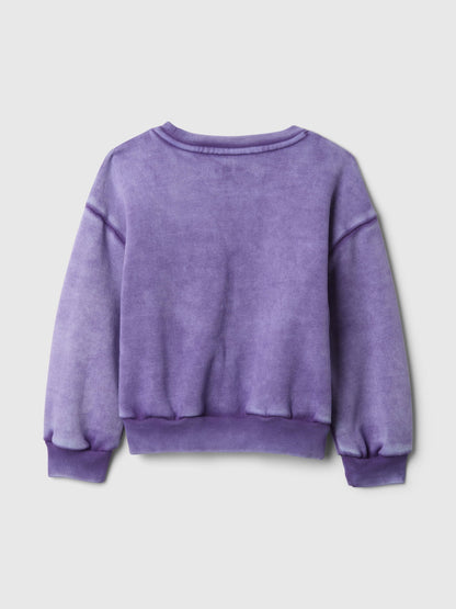 Mor Disney Grafikli Vintage Soft Fleece Sweatshirt