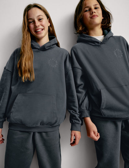 Pamuk Karışımlı Kapüşonlu Sweatshirt (6–16 Yaş)