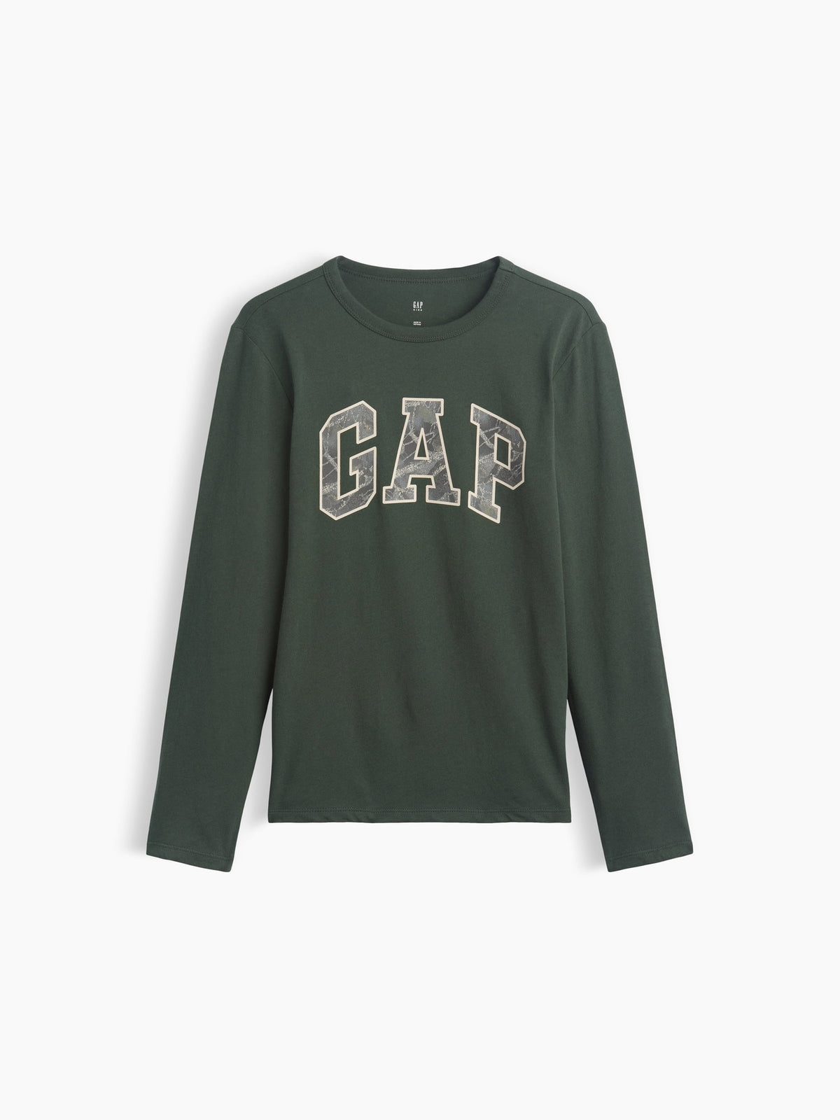 Koyu Yeşil Gap Logo T-shirt