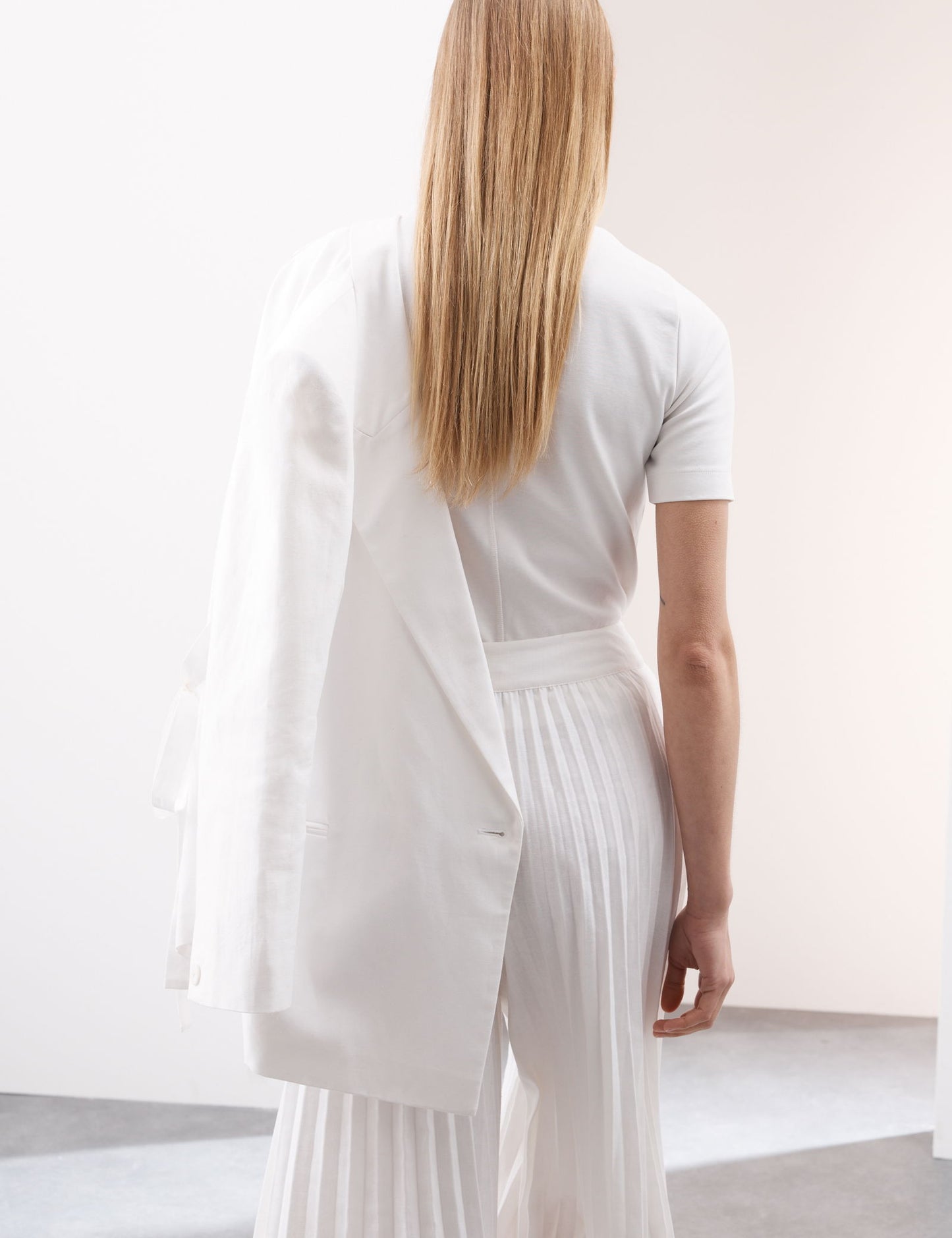 Linen Pleat Pantolon