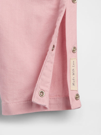 Pembe Denim Heart Pocket Tulum
