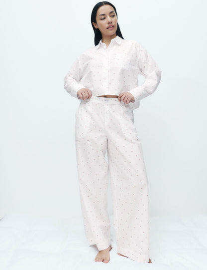 Çiçek Desenli Pijama Altı