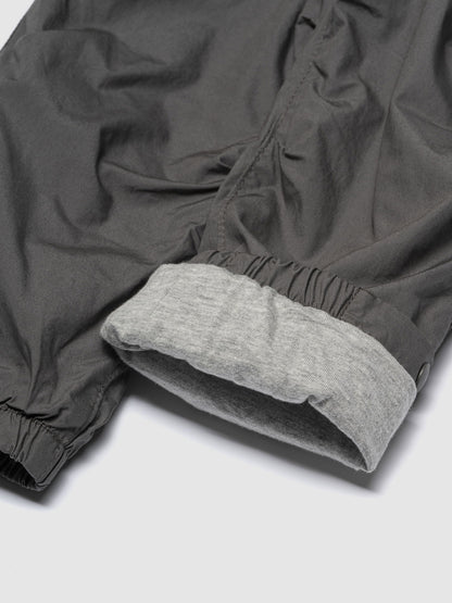 Gri Astarlı Paraşüt Kargo Jogger Pantolon