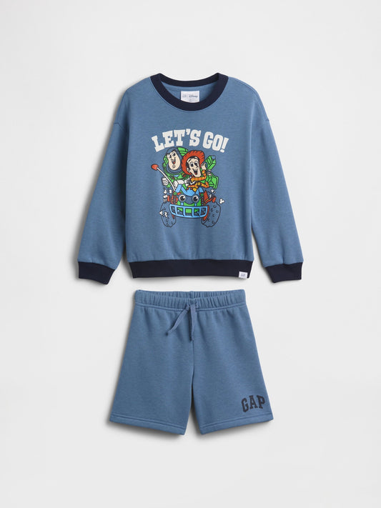 Koyu Mavi Disney Two-piece Sweat Set