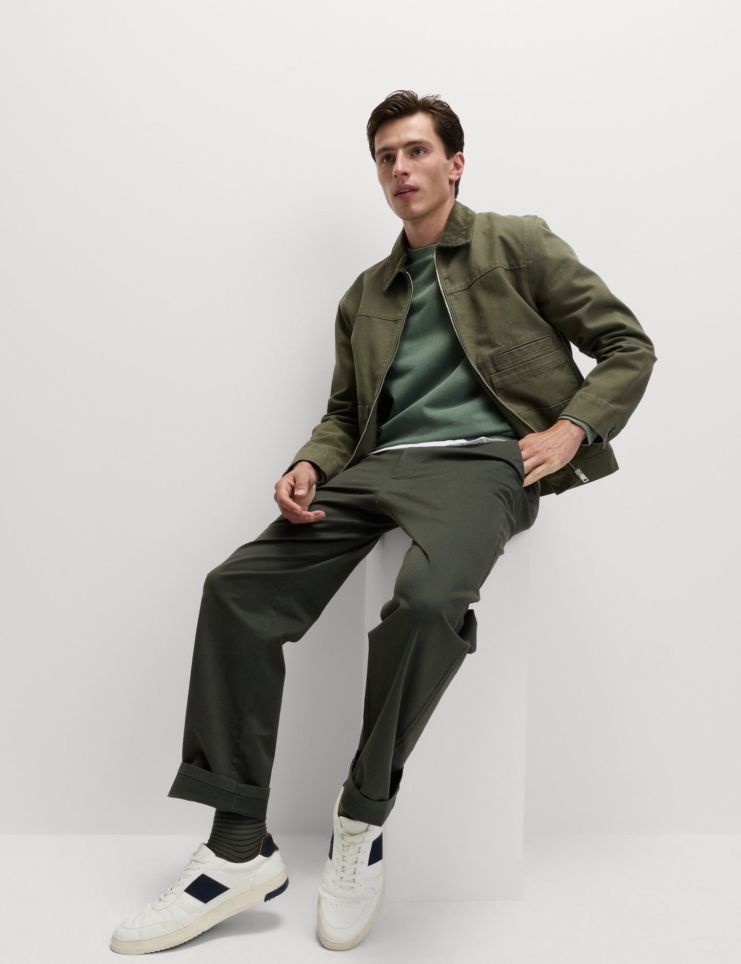 Loose Fit Chino Pantolon